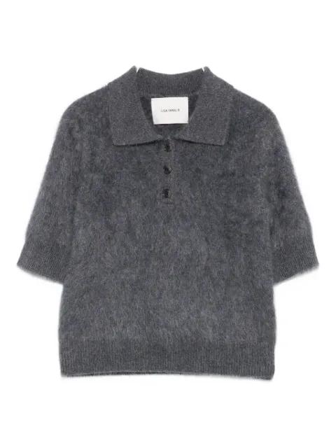 short-sleeve polo top by LISA YANG
