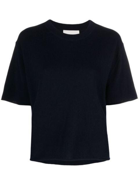 short-sleeved knitted top by LISA YANG