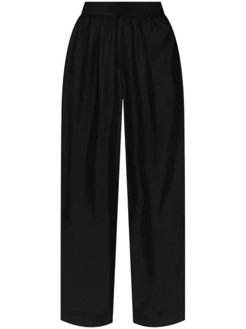 silk track pants by LISA YANG