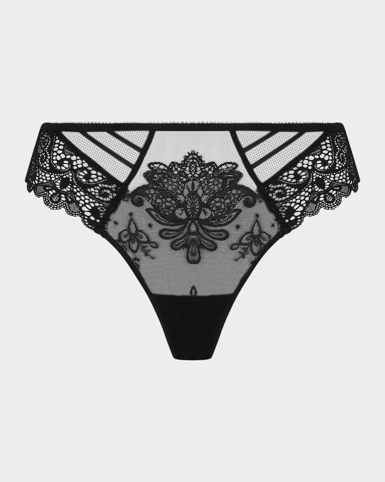 Diva Glamour Embroidered Italian Briefs by LISE CHARMEL
