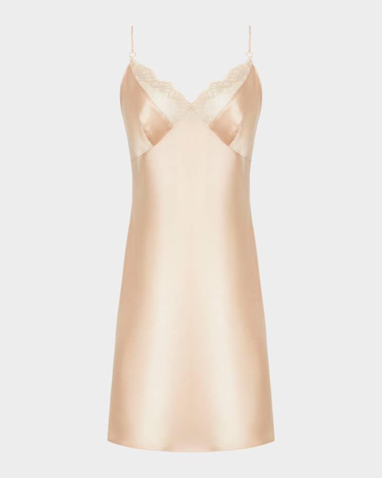 Elegance Artist Lace-Trim Chemise by LISE CHARMEL