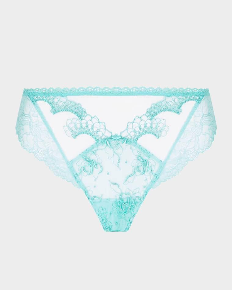 Princess Iris Embroidered Tulle Italian Briefs by LISE CHARMEL