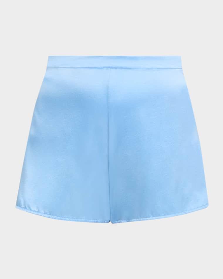 Silk Satin Shorts by LISE CHARMEL