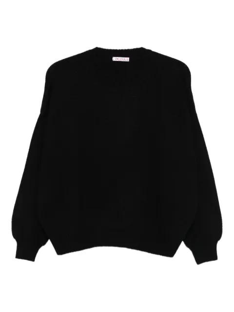 Sandra balloon-sleeve sweater by LISKA