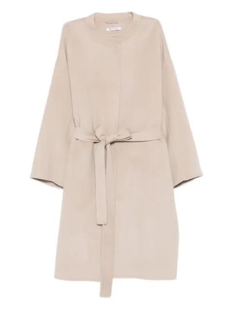 belted coat by LISKA