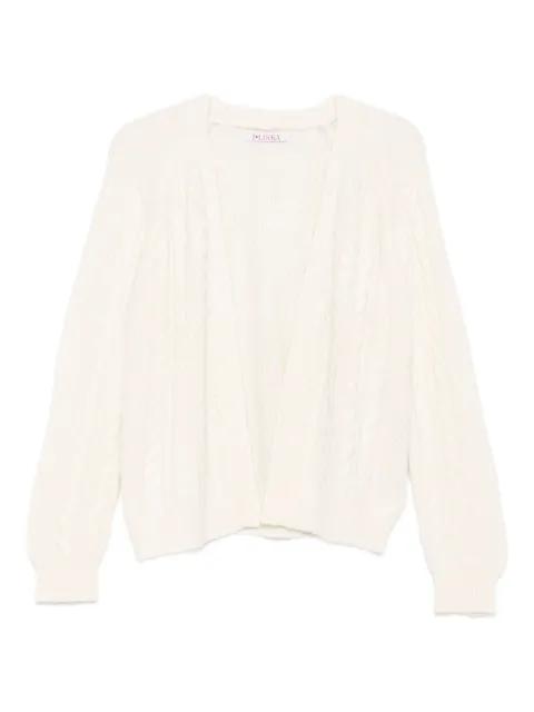 cable-knit cardigan by LISKA