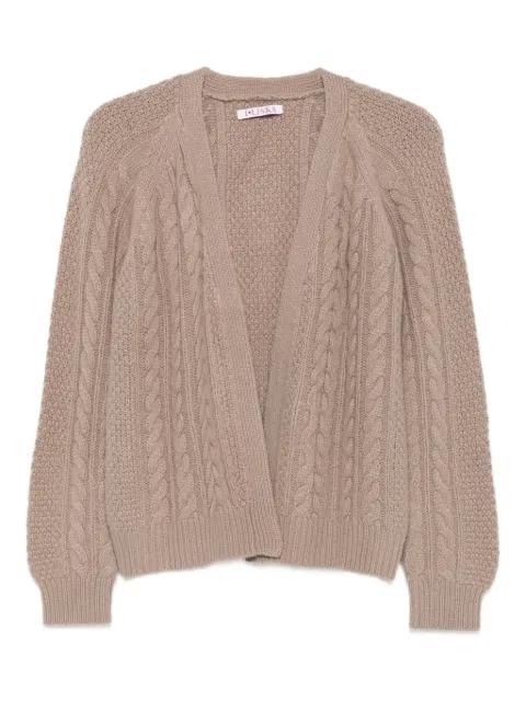 cable-knit cardigan by LISKA