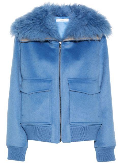 cashmere bomber jacket by LISKA