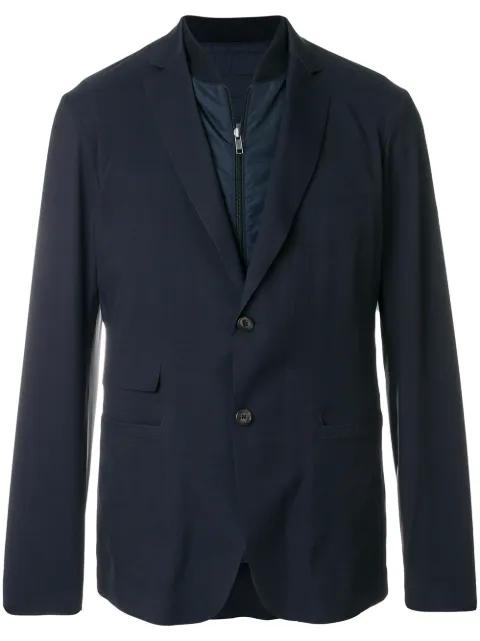 double layer padded blazer jacket by LISKA