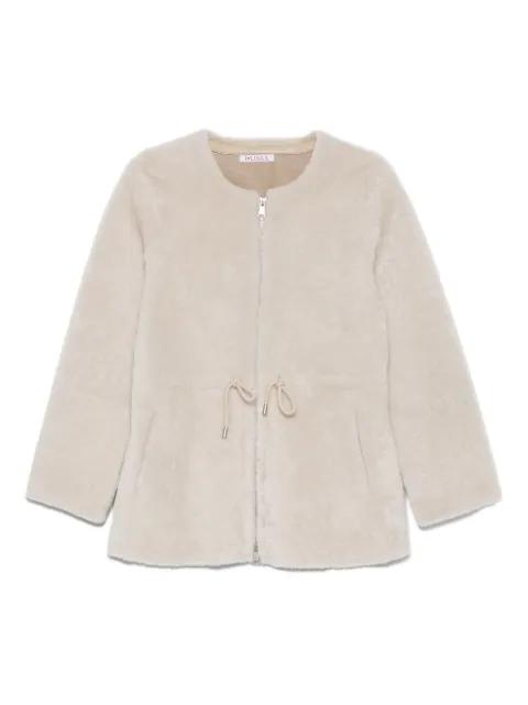 drawstring-fastening coat by LISKA