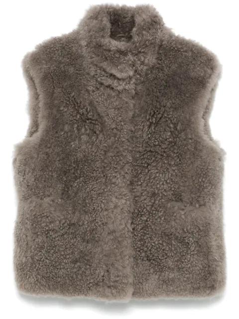 fur gilet by LISKA
