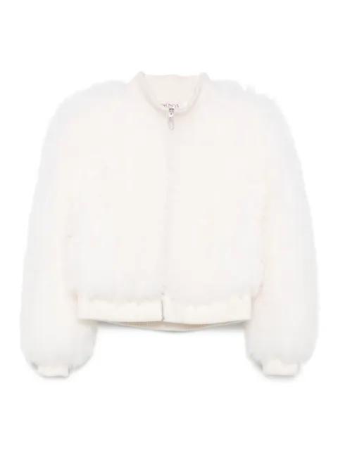 goat-fur bomber jacket by LISKA
