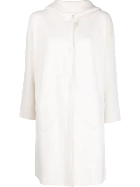 hoodied cardi-coat by LISKA