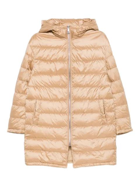 hoodied quilted jacket by LISKA
