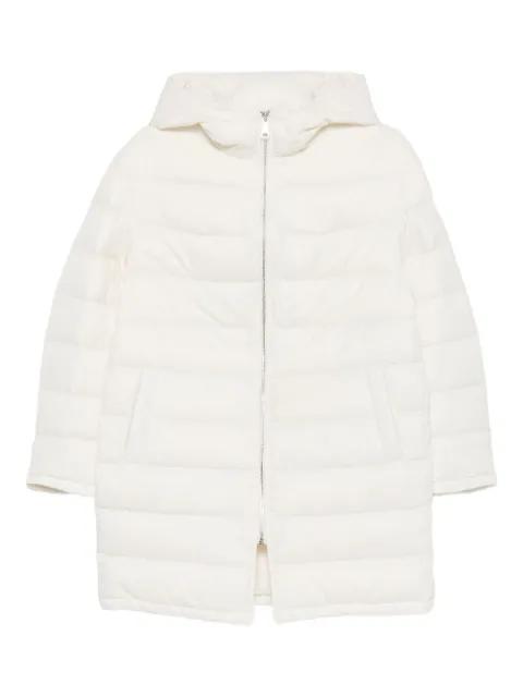hoodied quilted jacket by LISKA