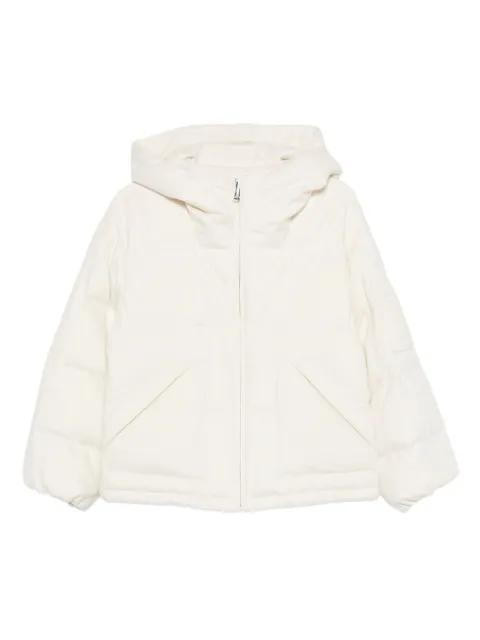 hoodied quilted jacket by LISKA