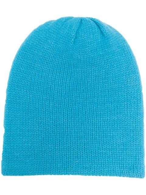 ribbed cashmere beanie by LISKA