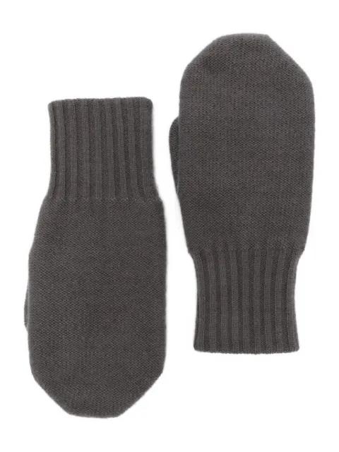 ribbed-cuff gloves by LISKA