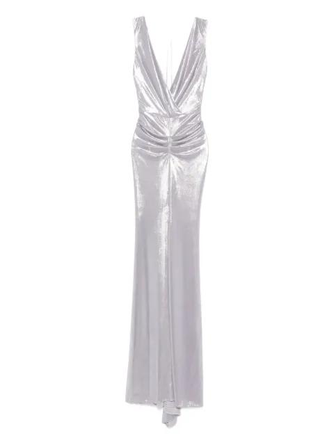 Roche V-neck maxi dress by LITA COUTURE