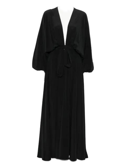 Vallee wrap-effect maxi dress by LITA COUTURE