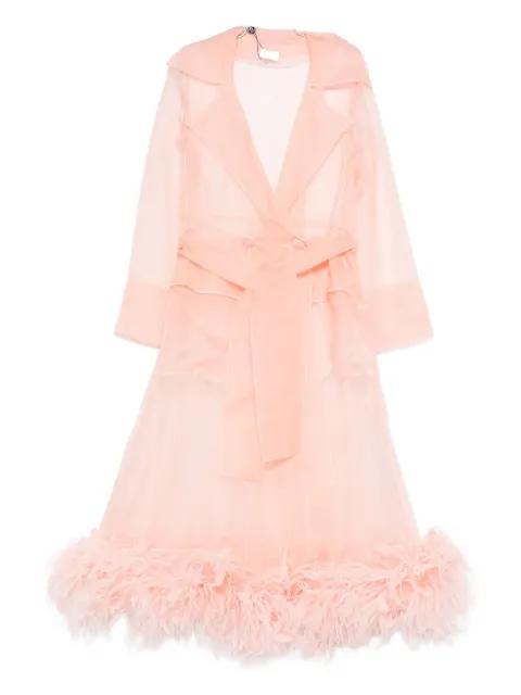 organza midi trench dress by LITA COUTURE