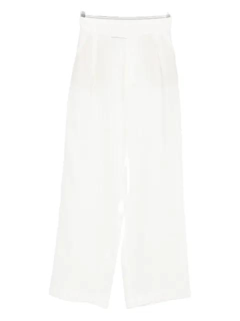 pleat-detail trousers by LITA COUTURE