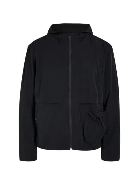 Ashbery hoodied running jacket by LITERARY SPORT