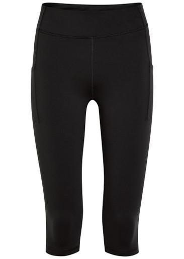 Lena stretch-jersey capri leggings by LITERARY SPORT