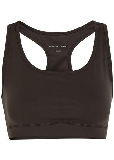 O'Hara stretch-jersey bra top by LITERARY SPORT