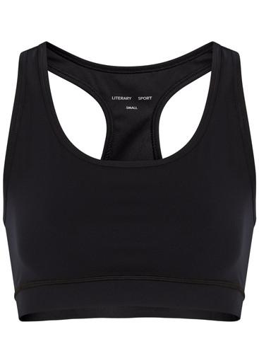 O'Hara stretch-jersey bra top by LITERARY SPORT