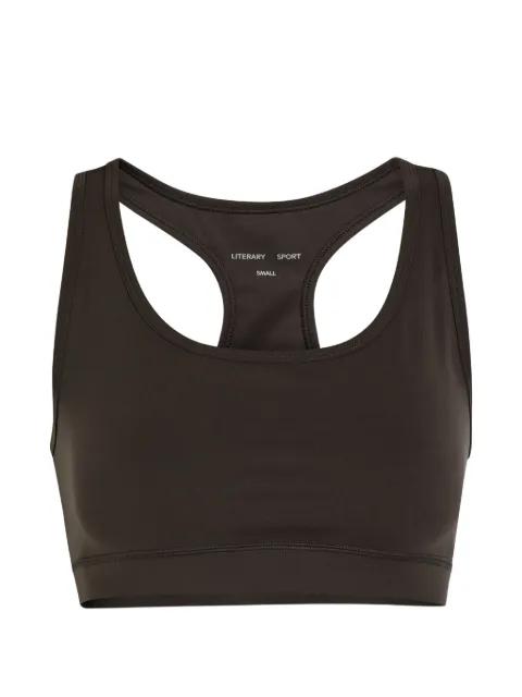 racerback bra by LITERARY SPORT