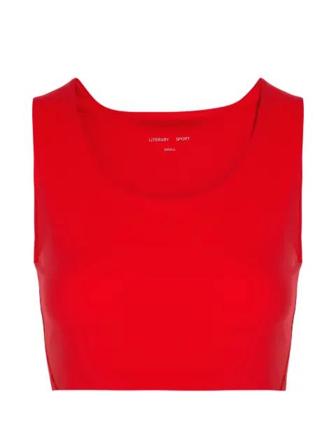 scoop-neck bra by LITERARY SPORT