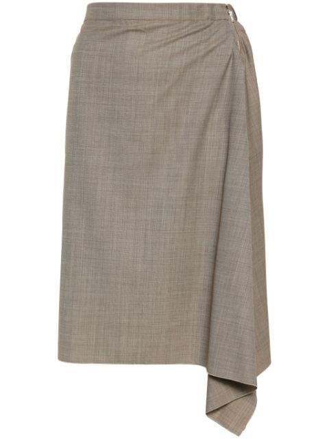 asymmetric midi skirt by LITKOVSKA