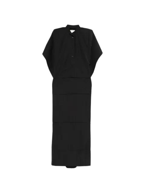 button-fastening midi dress by LITKOVSKA