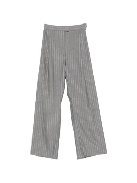 pinstripe-pattern pleated trousers by LITKOVSKA