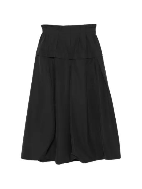 pleated panelled skirt by LITKOVSKA