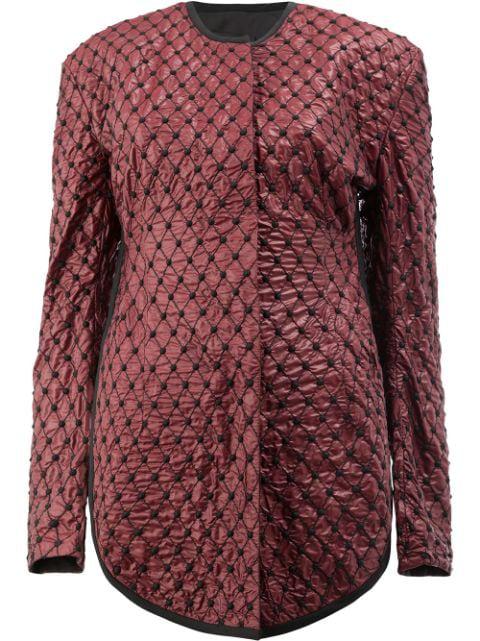 quilted fitted jacket by LITKOVSKA