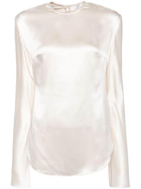silk blouse by LITKOVSKA