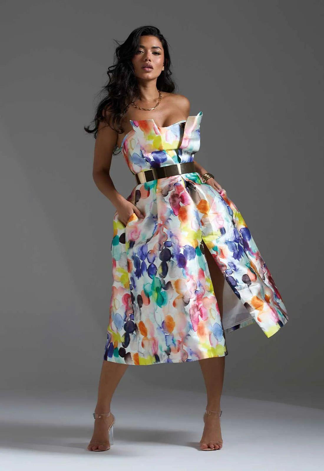 LBD Collection The Watercolour Dress by LITTLE BLACK DRESS