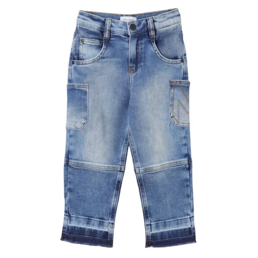 Little Marc Jacobs Boys Panelled Denim Jeans by LITTLE MARC JACOBS