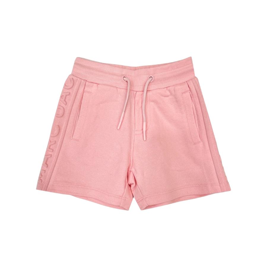 Little Marc Jacobs Girls Embossed Logo Drawstring Cotton Shorts by LITTLE MARC JACOBS