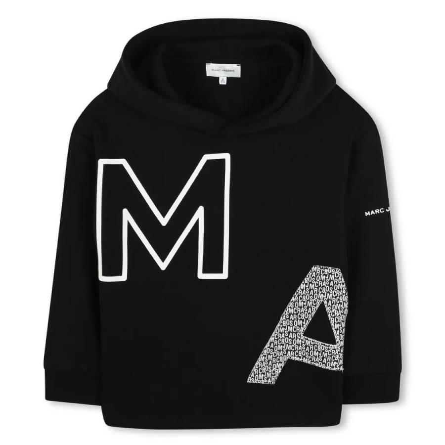 Little Marc Jacobs Jumbled Logo Hoodie by LITTLE MARC JACOBS