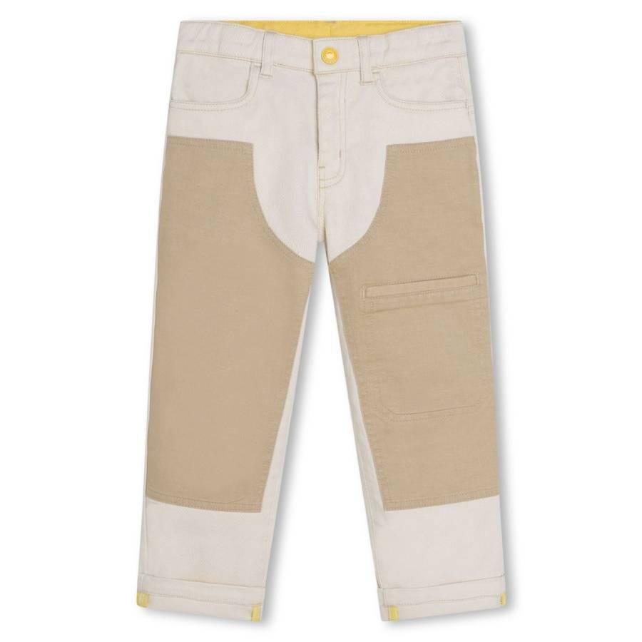 Little Marc Jacobs Kids Logo Patch Straight Leg Trousers by LITTLE MARC JACOBS