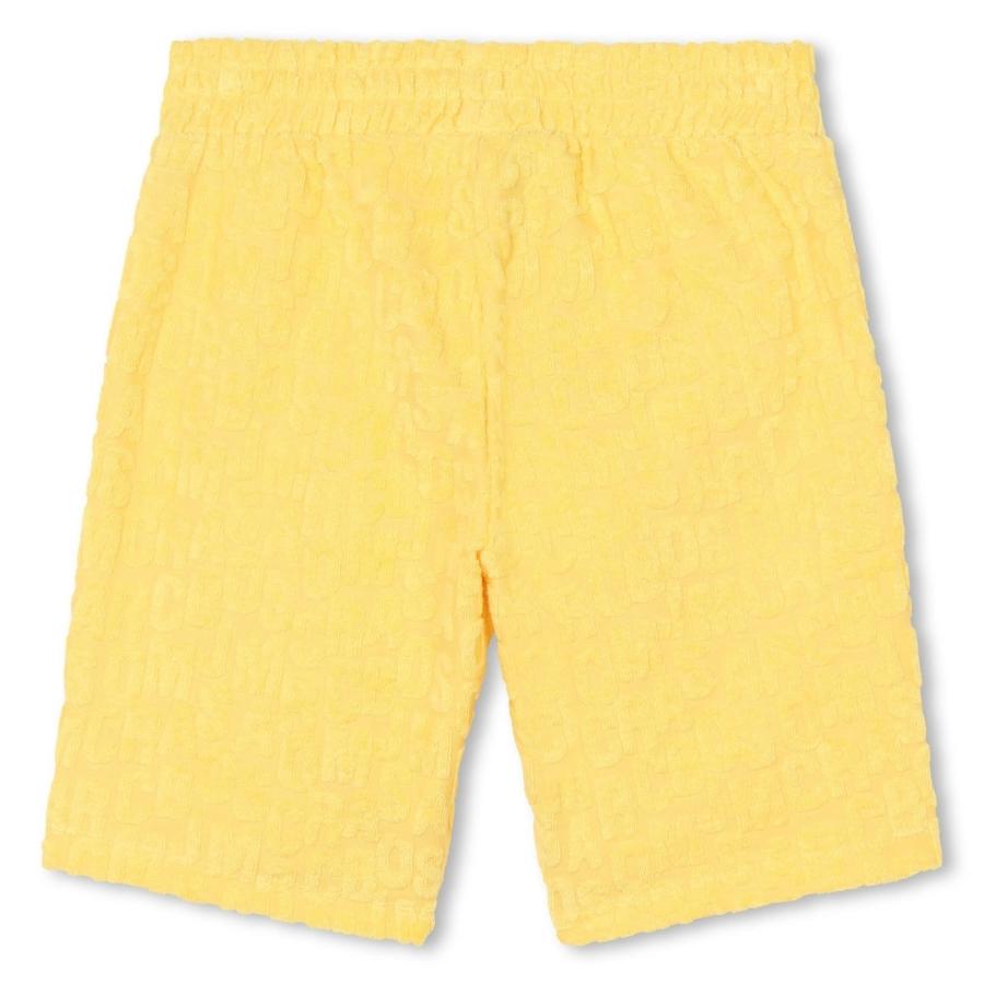 Little Marc Jacobs Logo-Embossed Towelling-Finish Cotton-Blend Shorts by LITTLE MARC JACOBS