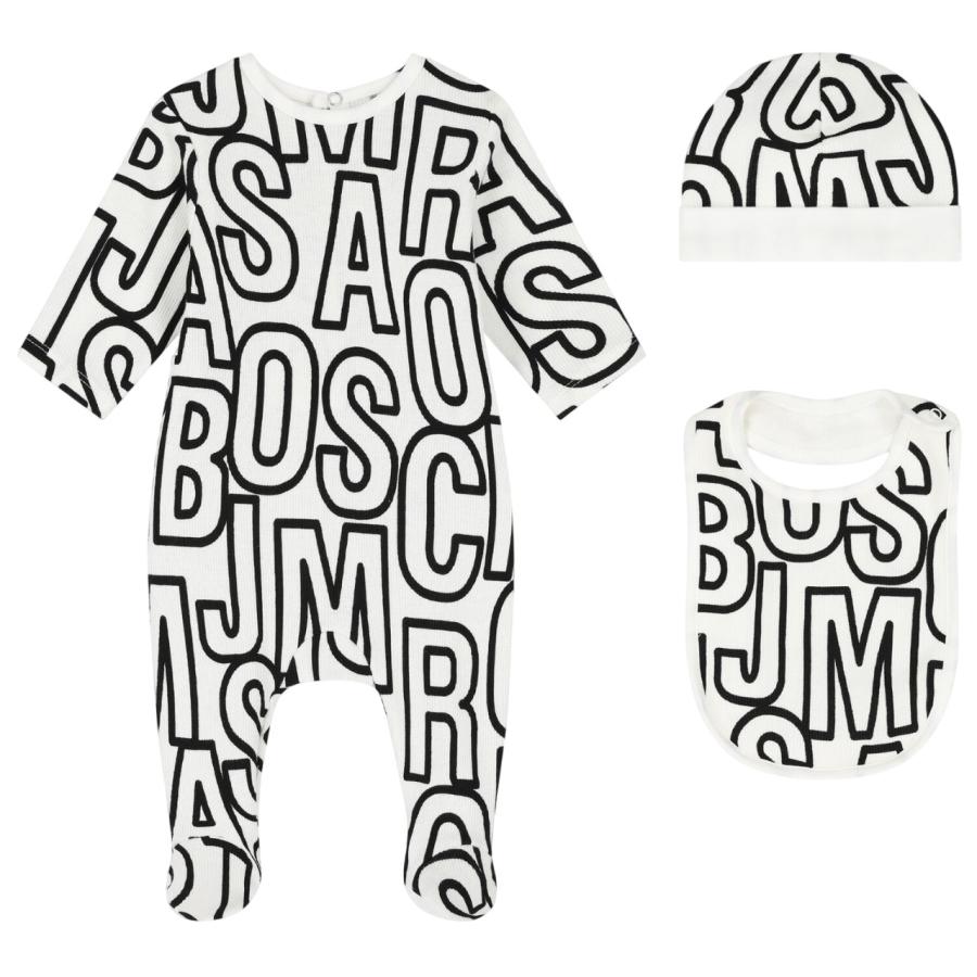 Little Marc Jacobs Logo-Print Babygrow Set by LITTLE MARC JACOBS
