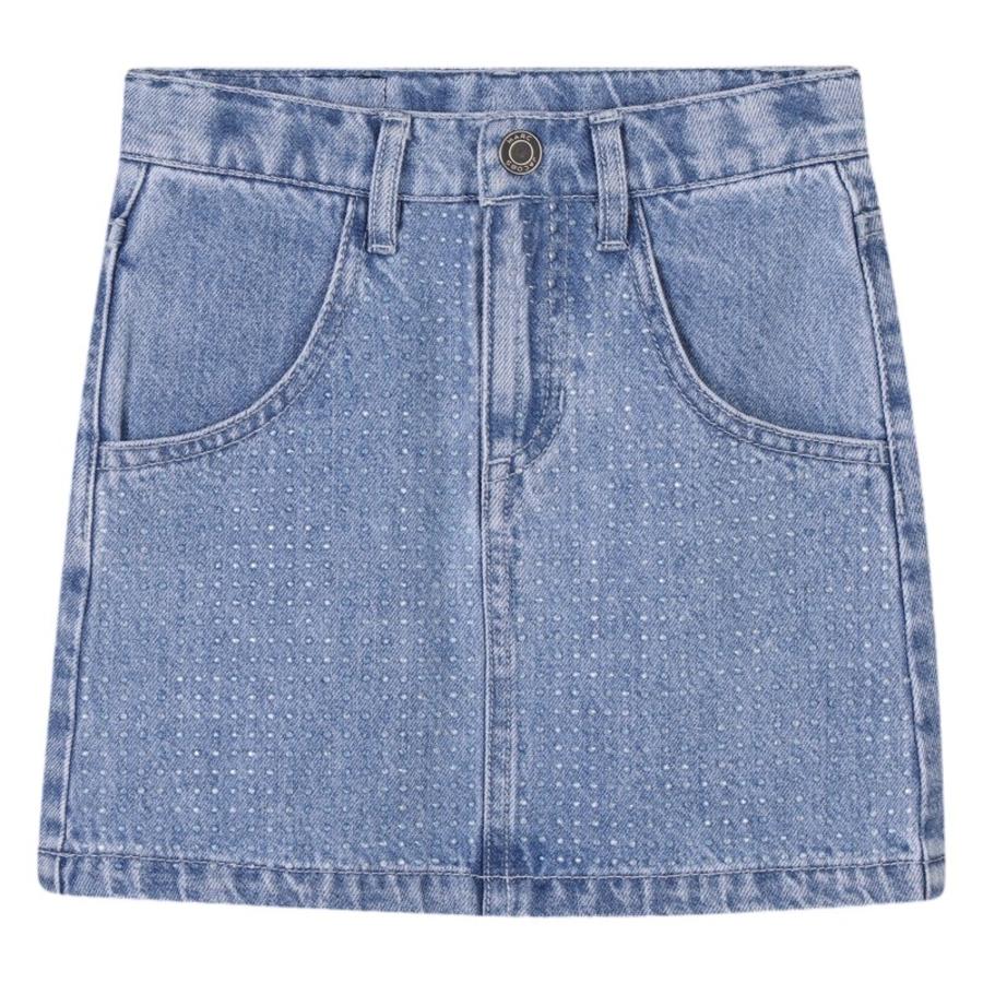 Little Marc Jacobs Rhinestone Denim Skirt by LITTLE MARC JACOBS