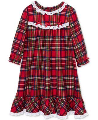 Baby Girls Plaid Nightgown by LITTLE ME