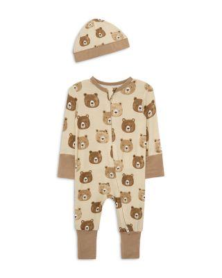 Boys' Bear Faces Coverall and Hat - Baby by LITTLE ME