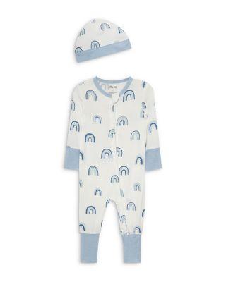 Boys' Blue Rainbow Coverall and Hat - Baby by LITTLE ME
