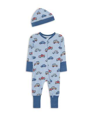 Boys' Colorful Cars Coverall and Hat - Baby by LITTLE ME